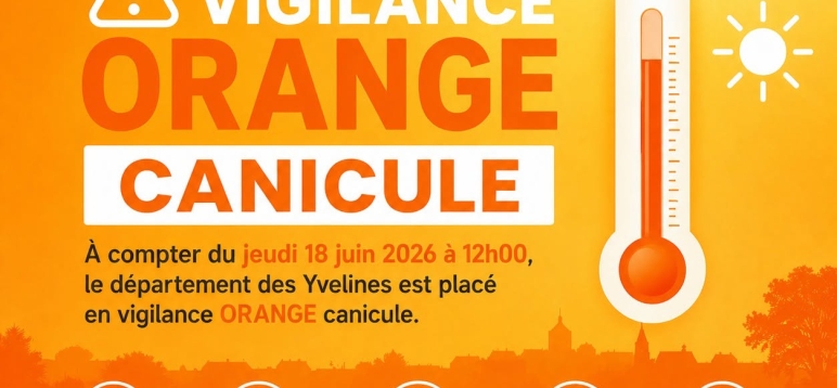 Vigilance canicule orange a/c du 18 juin 2026 midi