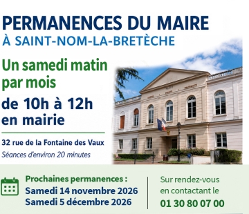 Permanence du Maire