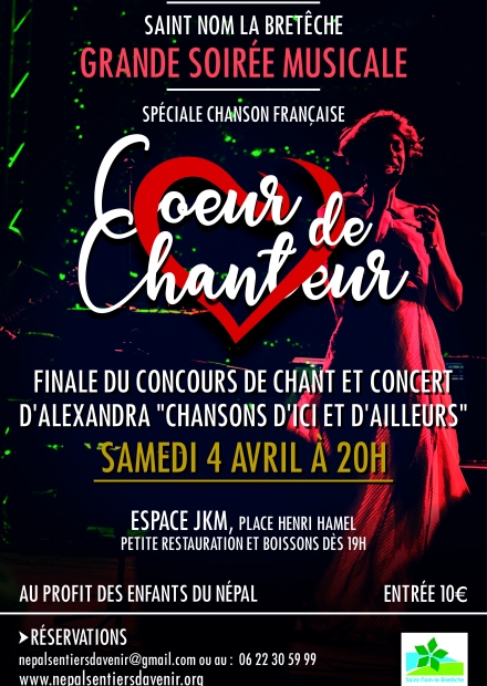 Affiche finale concours coeur de chanteur