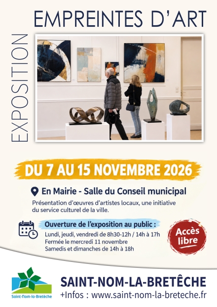 Affiche exposition Empreintes d'art 2026