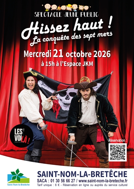 Affiche spectacle jeune public "Hissez Haut !"