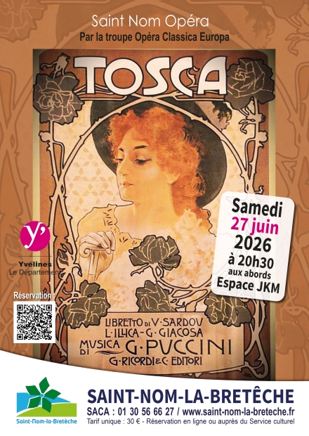 Affiche opéra Tosca