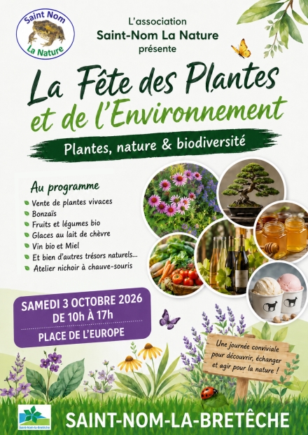 Affiche fête des plantes et de l'environnement 2026