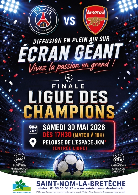 Affiche diffusion Ligue des Champions 2026