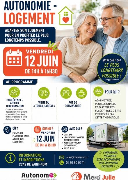 Affiche atelier Maintien à domicile