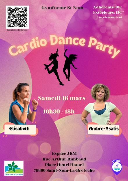 Affiche Cardio Dance Party 2024