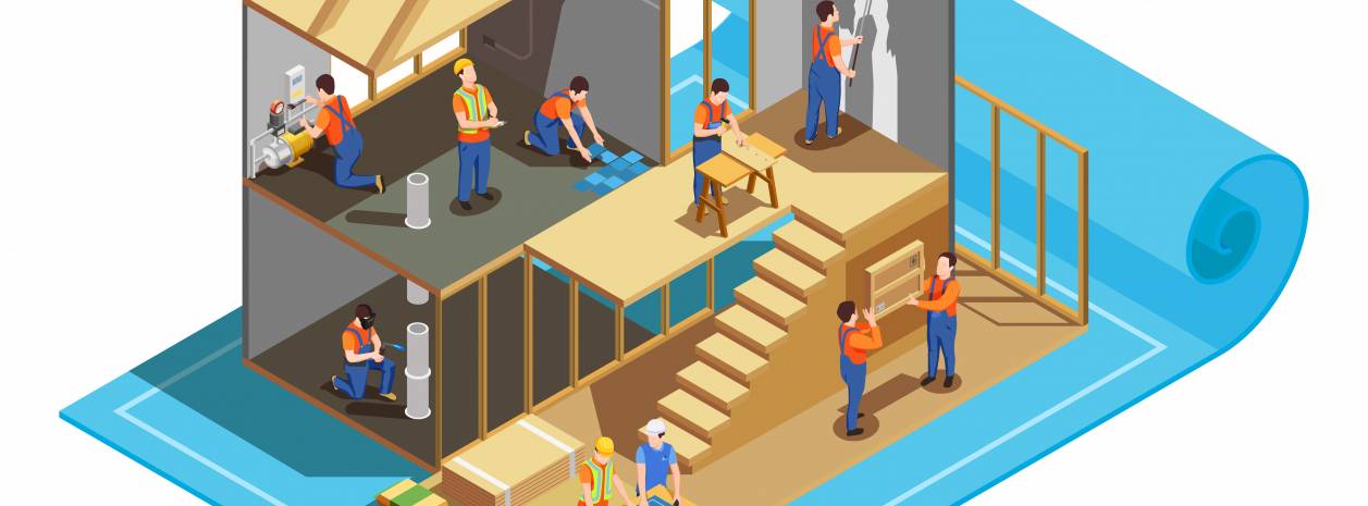 Travaux de construction