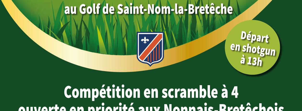 Affiche coupe de Golf 2025