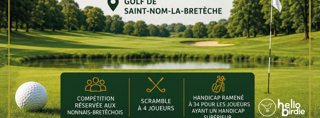 Affiche coupe de Golf 2026