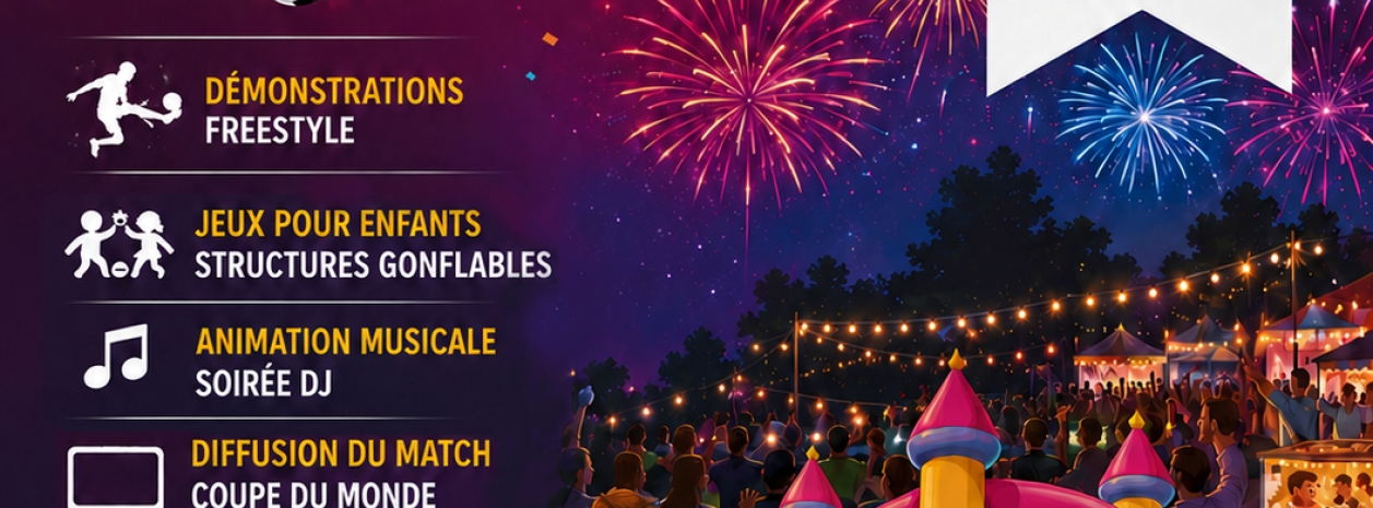 Affiche fête du village 2026