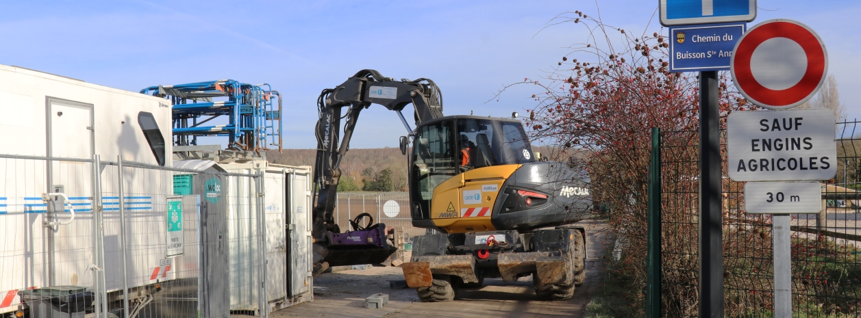 Travaux assainissement zone Ouest