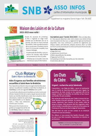 SNB Asso n° 68 - Été 2022