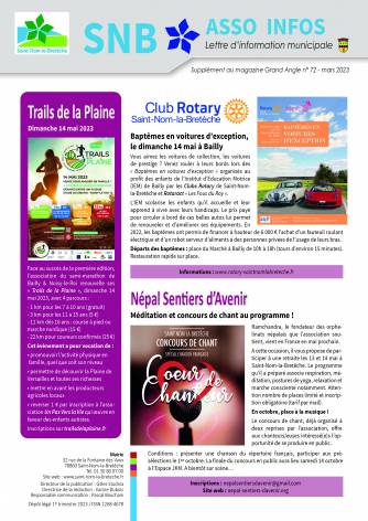 SNB Asso n° 72 - mars / avril 2023