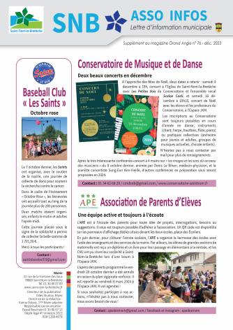 SNB Asso n° 76 - Décembre 2023