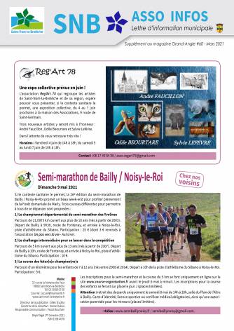 SNB Asso - Mars 2021 sup GA n° 60