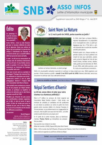 SNB Asso Infos Mai 2019