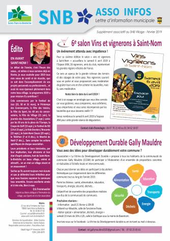 SNB Asso Infos Février 2019