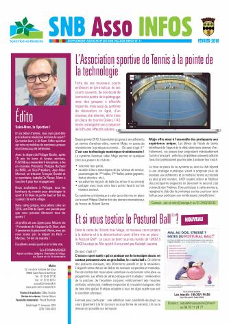 SNB Asso infos - février 2018